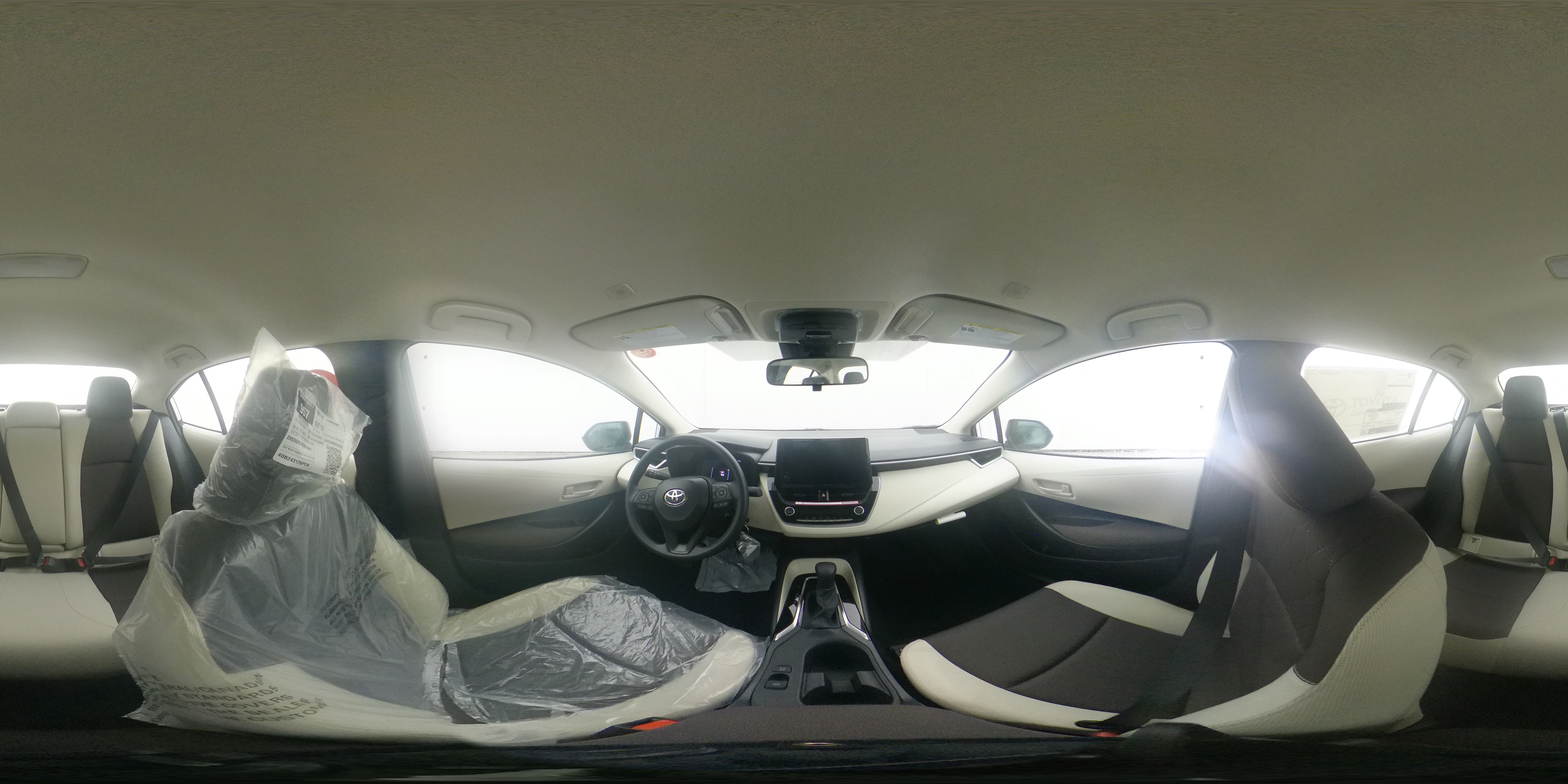 New 2027 Wind Chill Pearl Toyota LE 360 Panorama 1