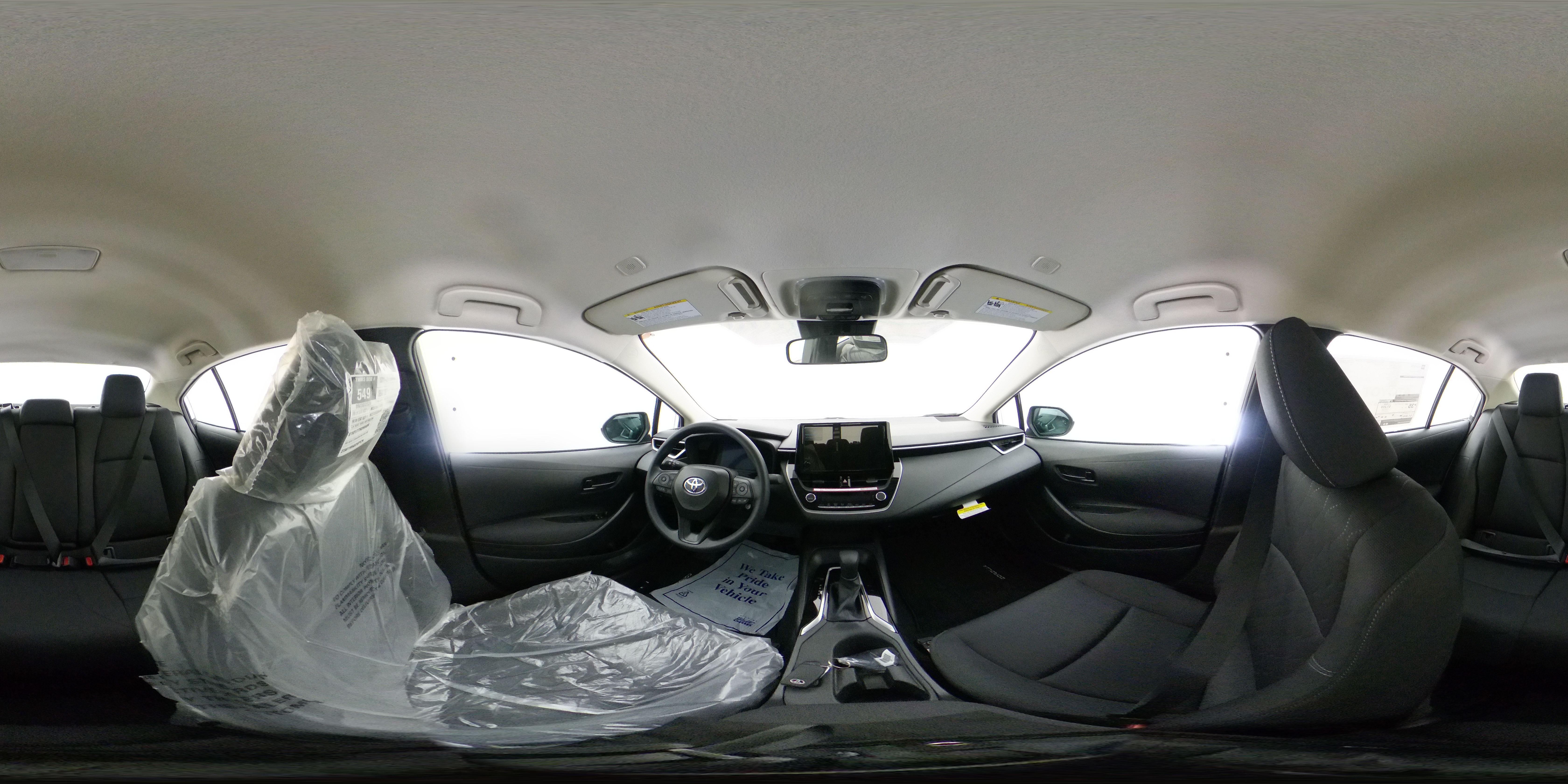 New 2027 Wind Chill Pearl Toyota LE 360 Panorama 1