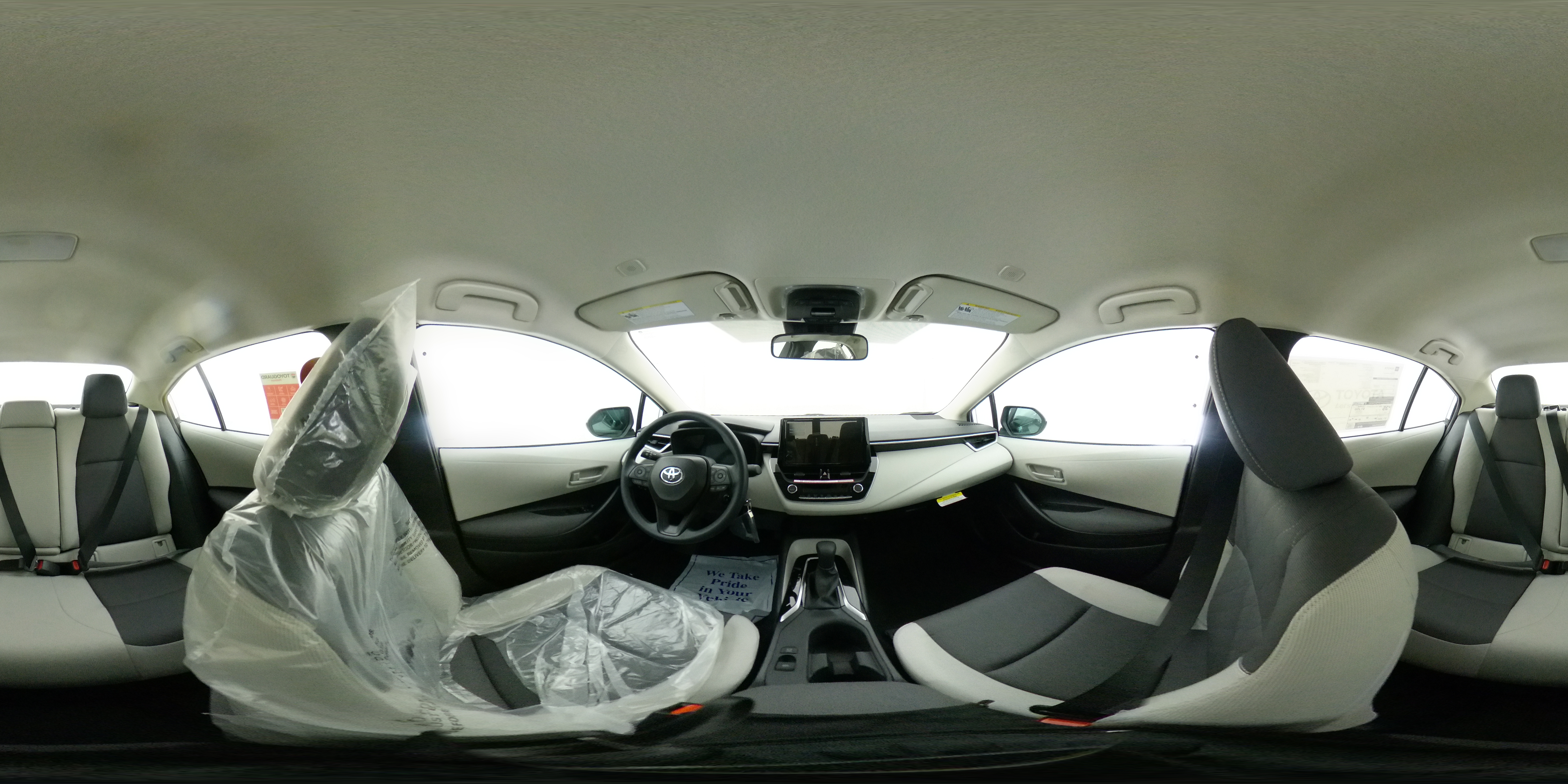 New 2027 Classic Silver Metallic Toyota LE 360 Panorama 1