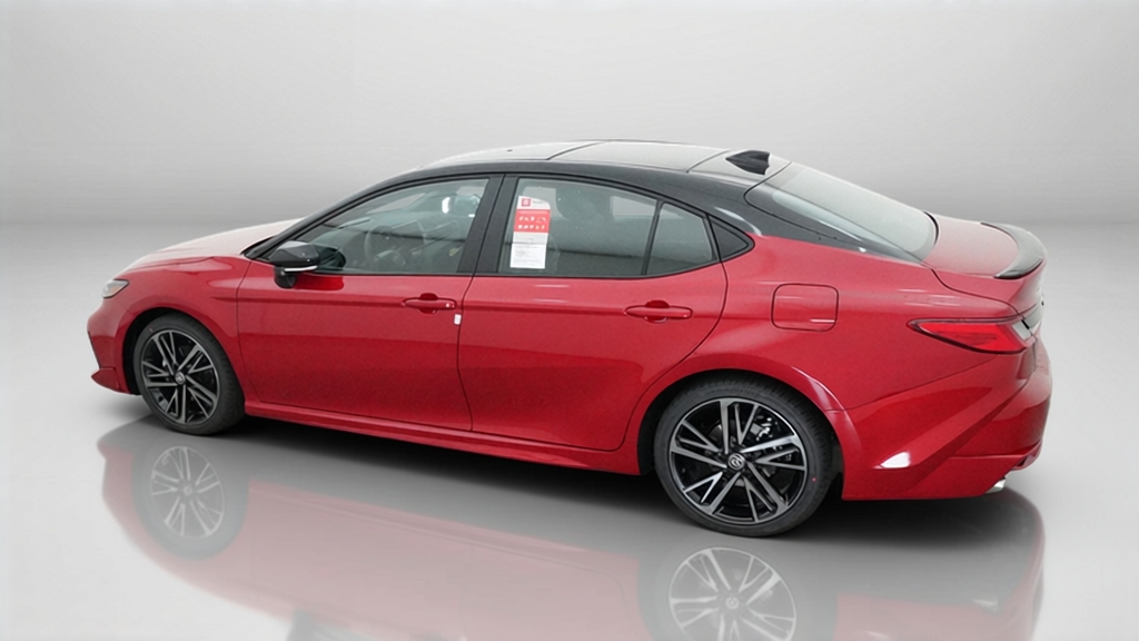New 2026 Supersonic Red with Midnight Black Metallic roof Toyota XSE image 15