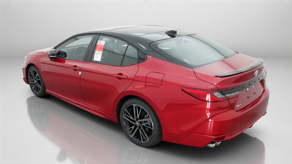 New 2026 Supersonic Red with Midnight Black Metallic roof Toyota XSE image 14