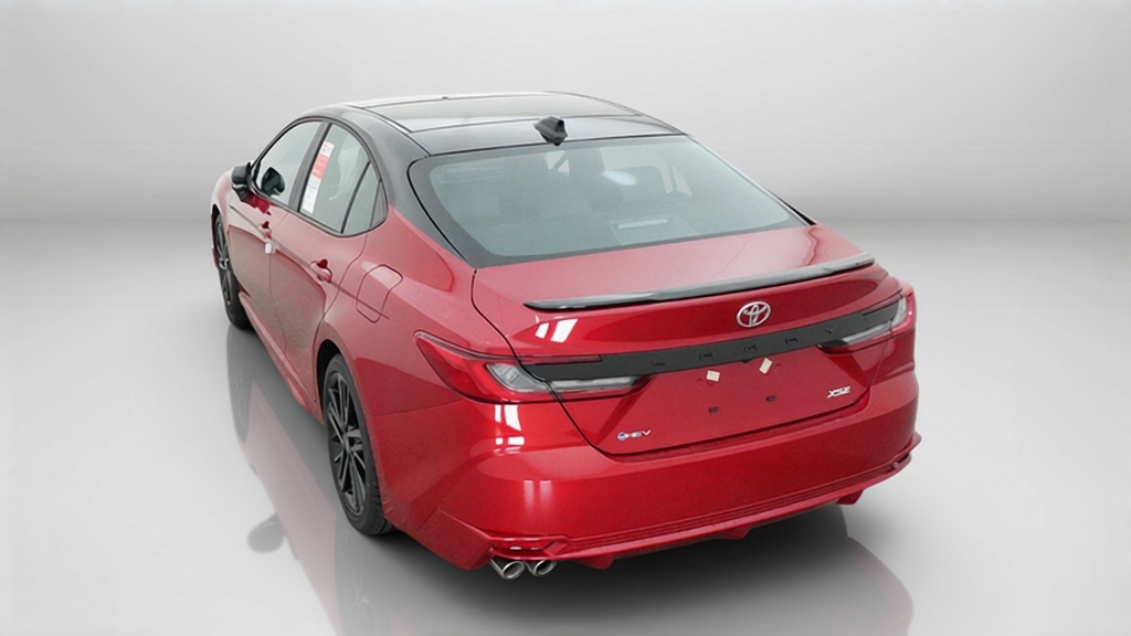 New 2026 Supersonic Red with Midnight Black Metallic roof Toyota XSE image 13