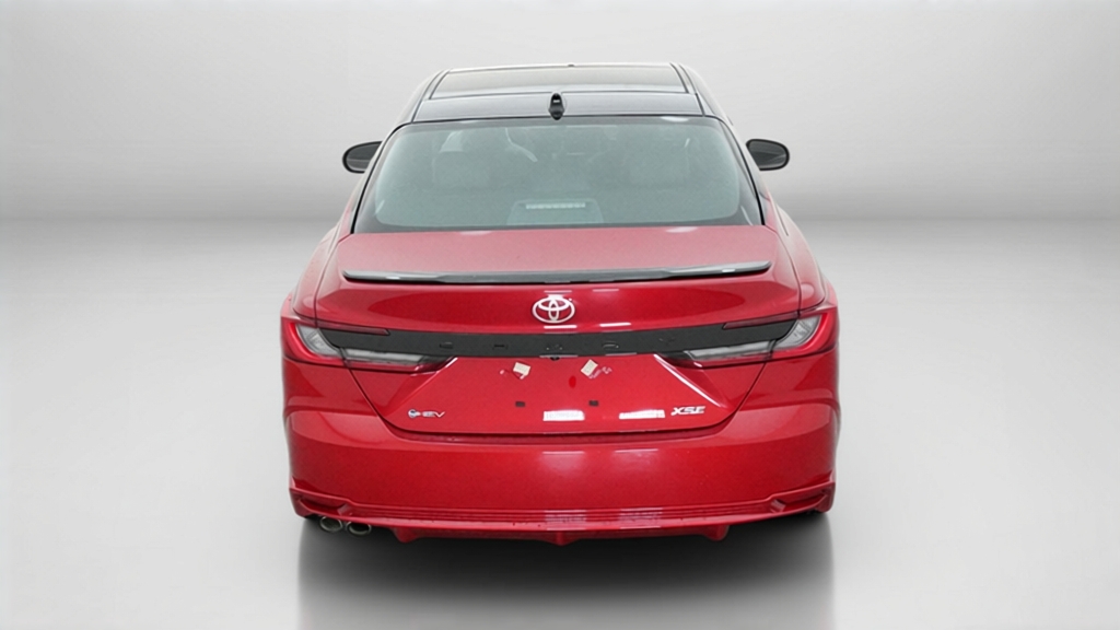 New 2026 Supersonic Red with Midnight Black Metallic roof Toyota XSE image 12
