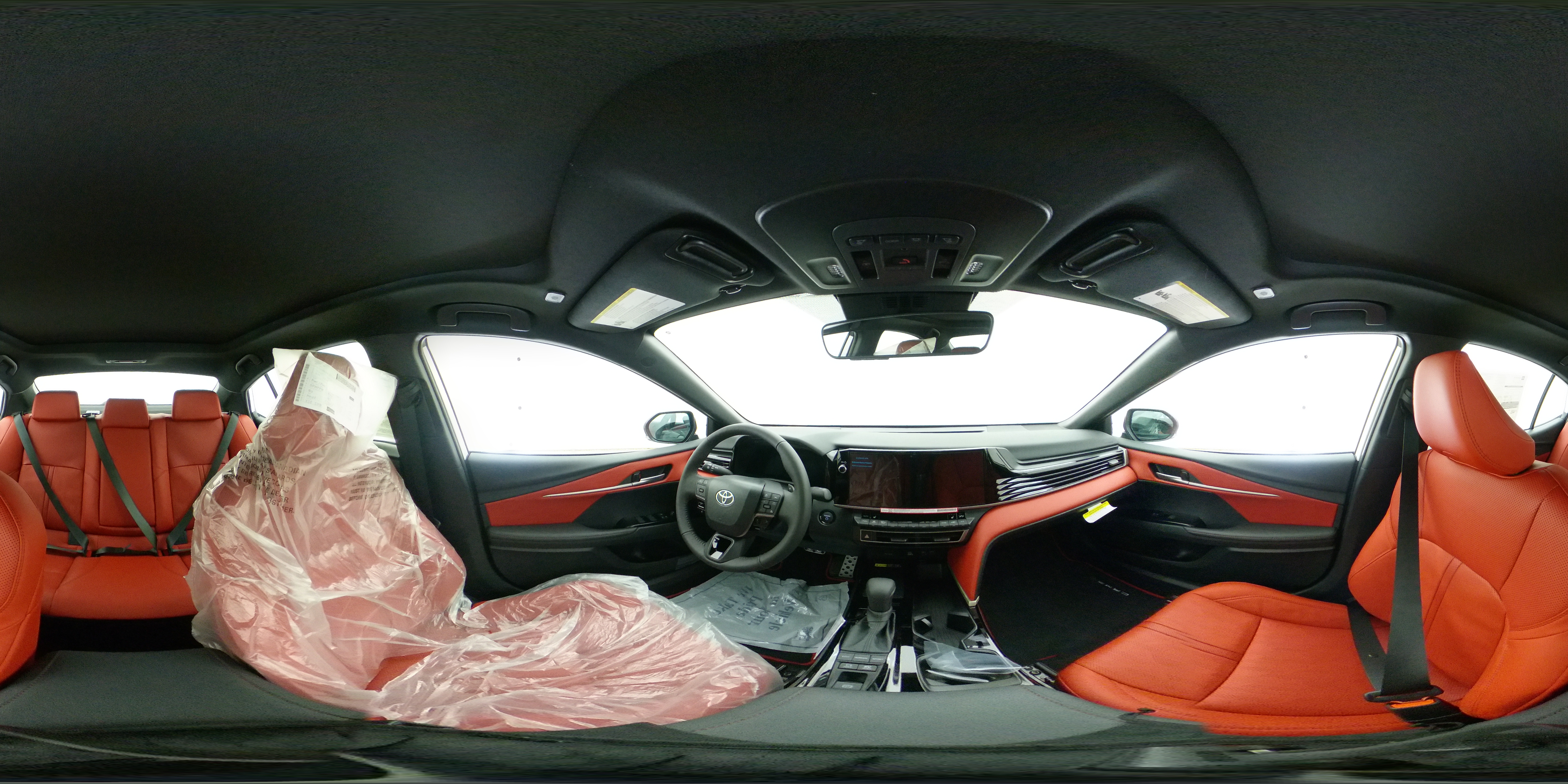 New 2026 Wind Chill Pearl with Midnight Black Metallic roof Toyota XSE 360 Panorama 1