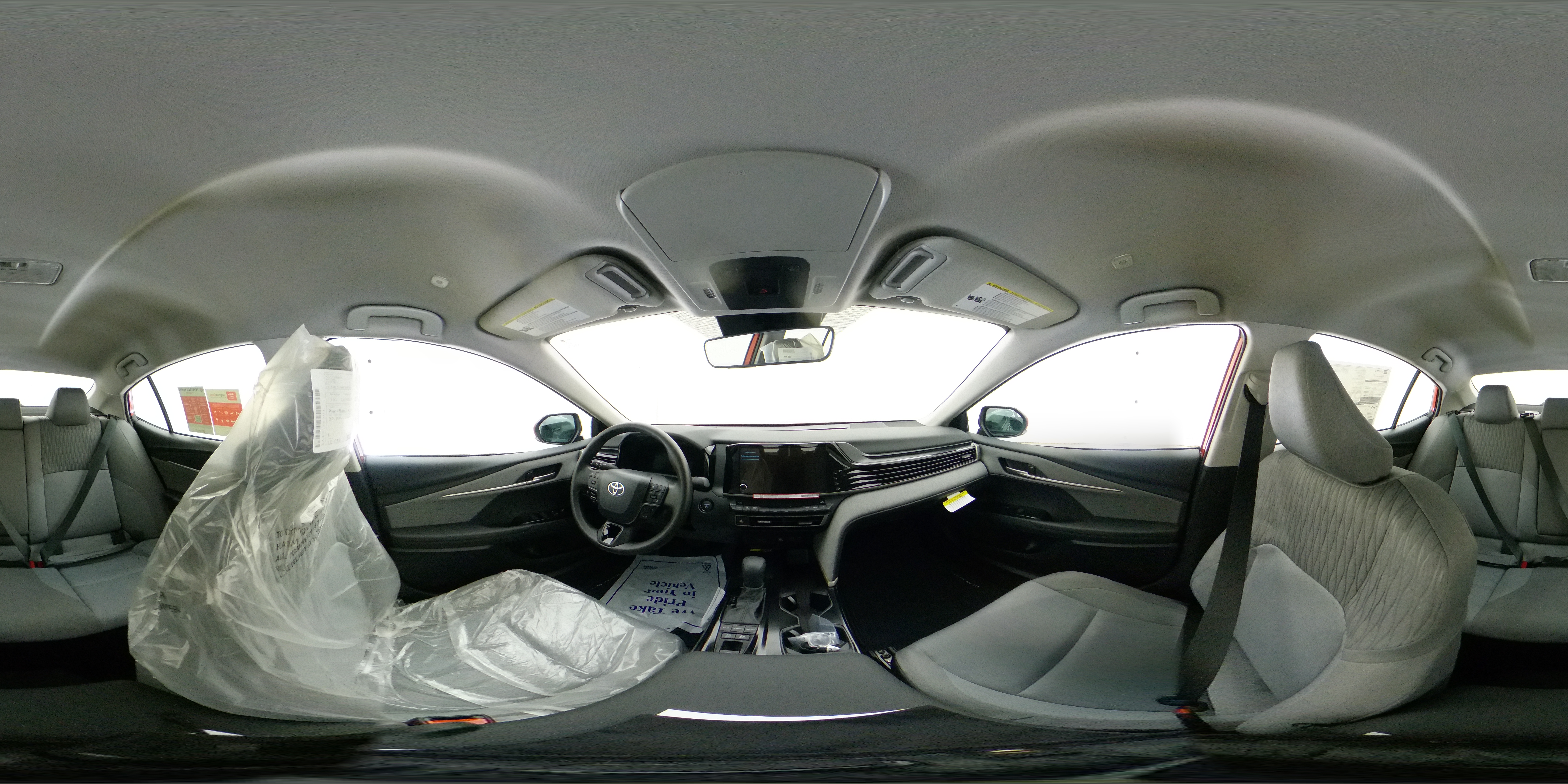 New 2026 Supersonic Red Toyota LE 360 Panorama 1