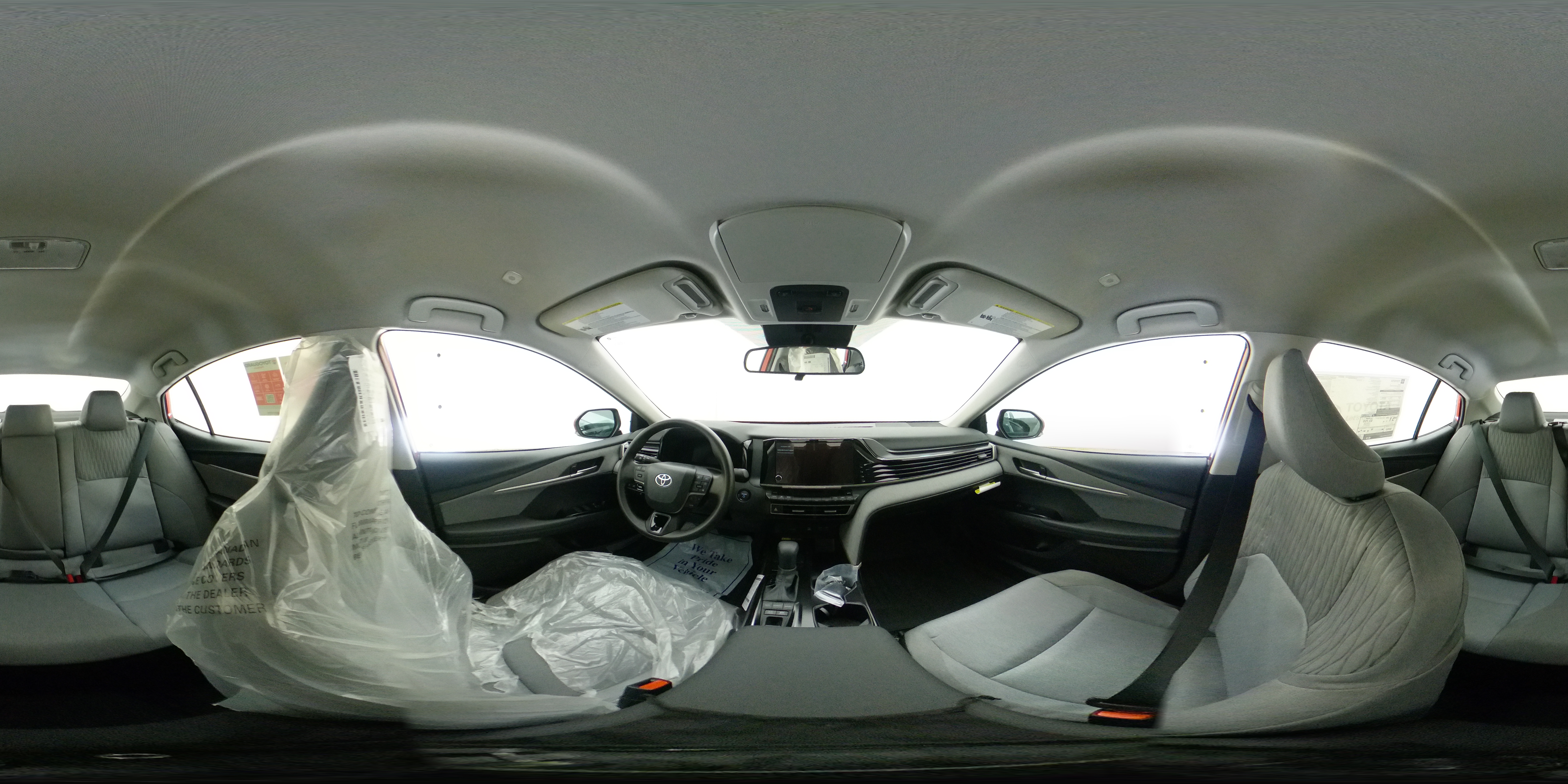 New 2026 Supersonic Red Toyota LE 360 Panorama 1
