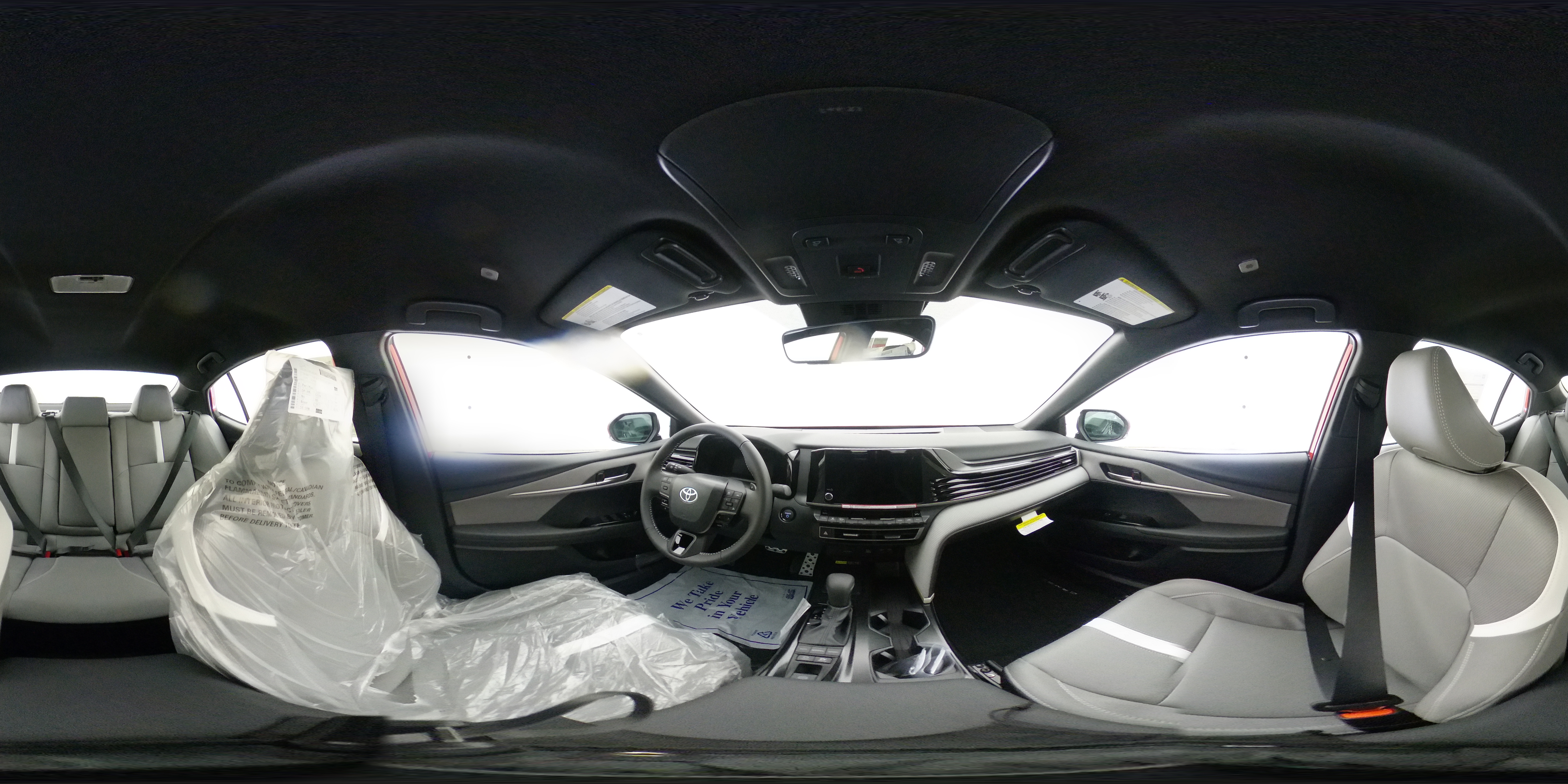 New 2026 Supersonic Red Toyota SE 360 Panorama 1