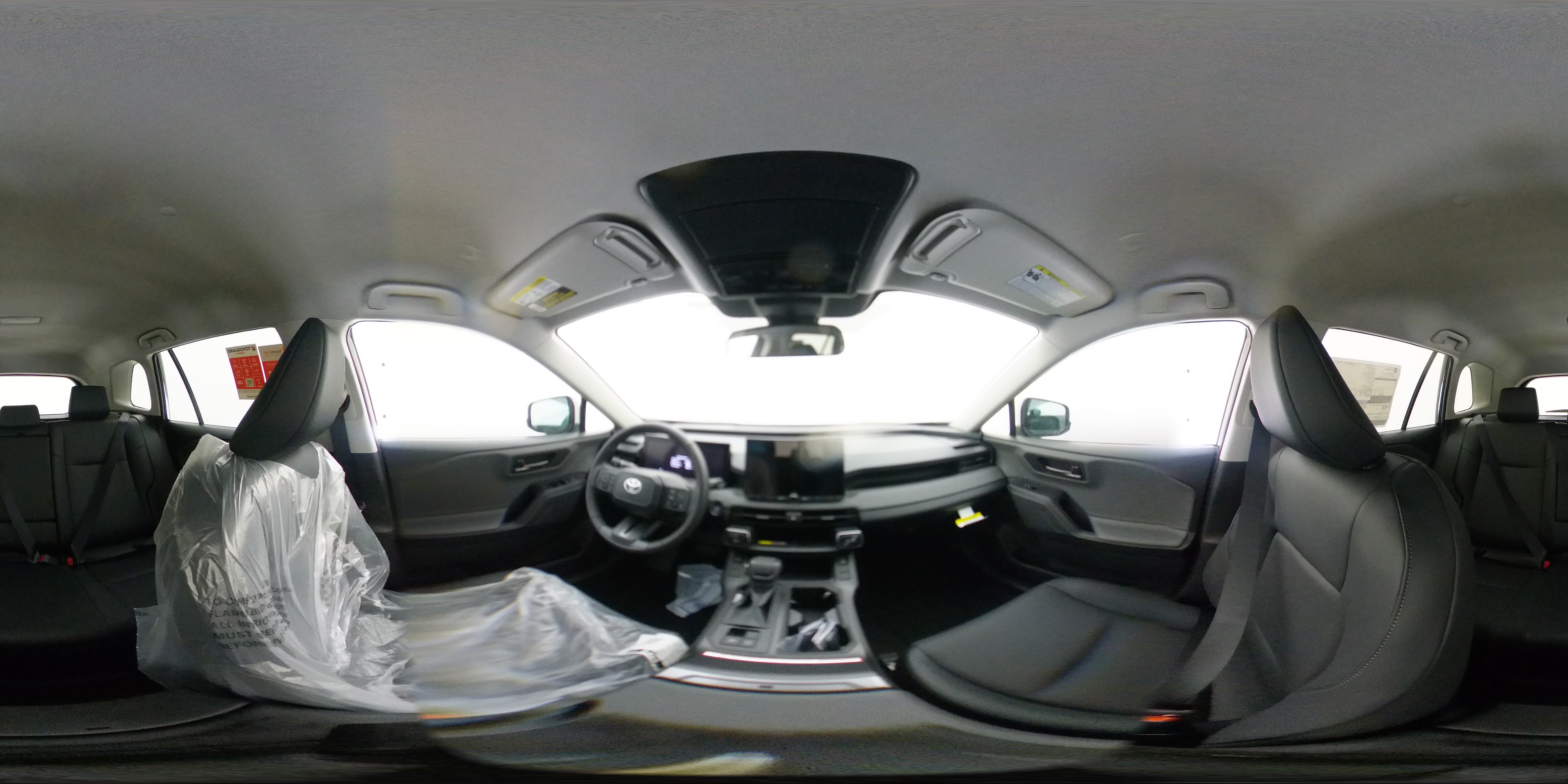 New 2026 Midnight Black Metallic Toyota XLE Premium 360 Panorama 1