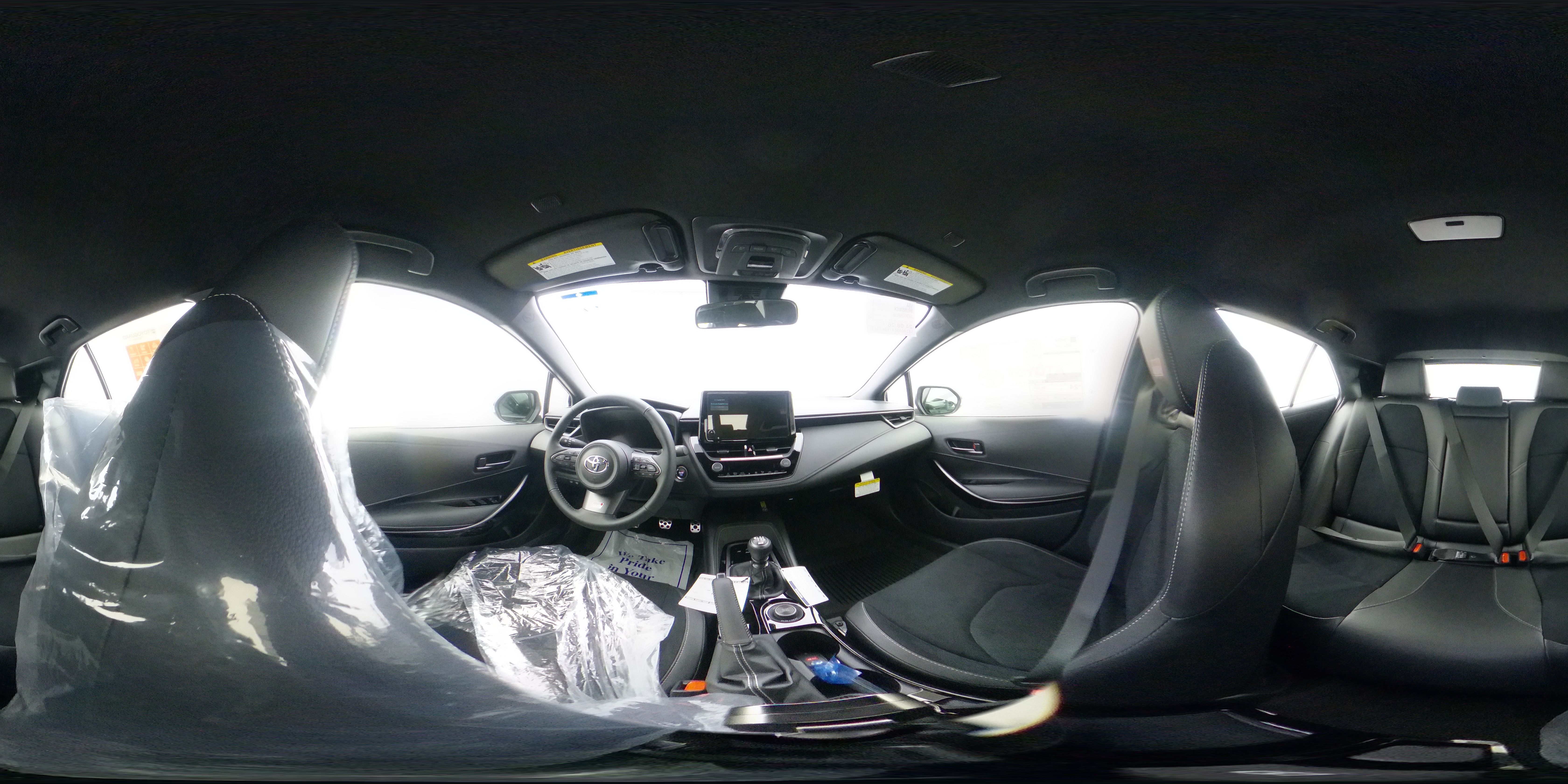 New 2026 Black Toyota GR Corolla 360 Panorama 1