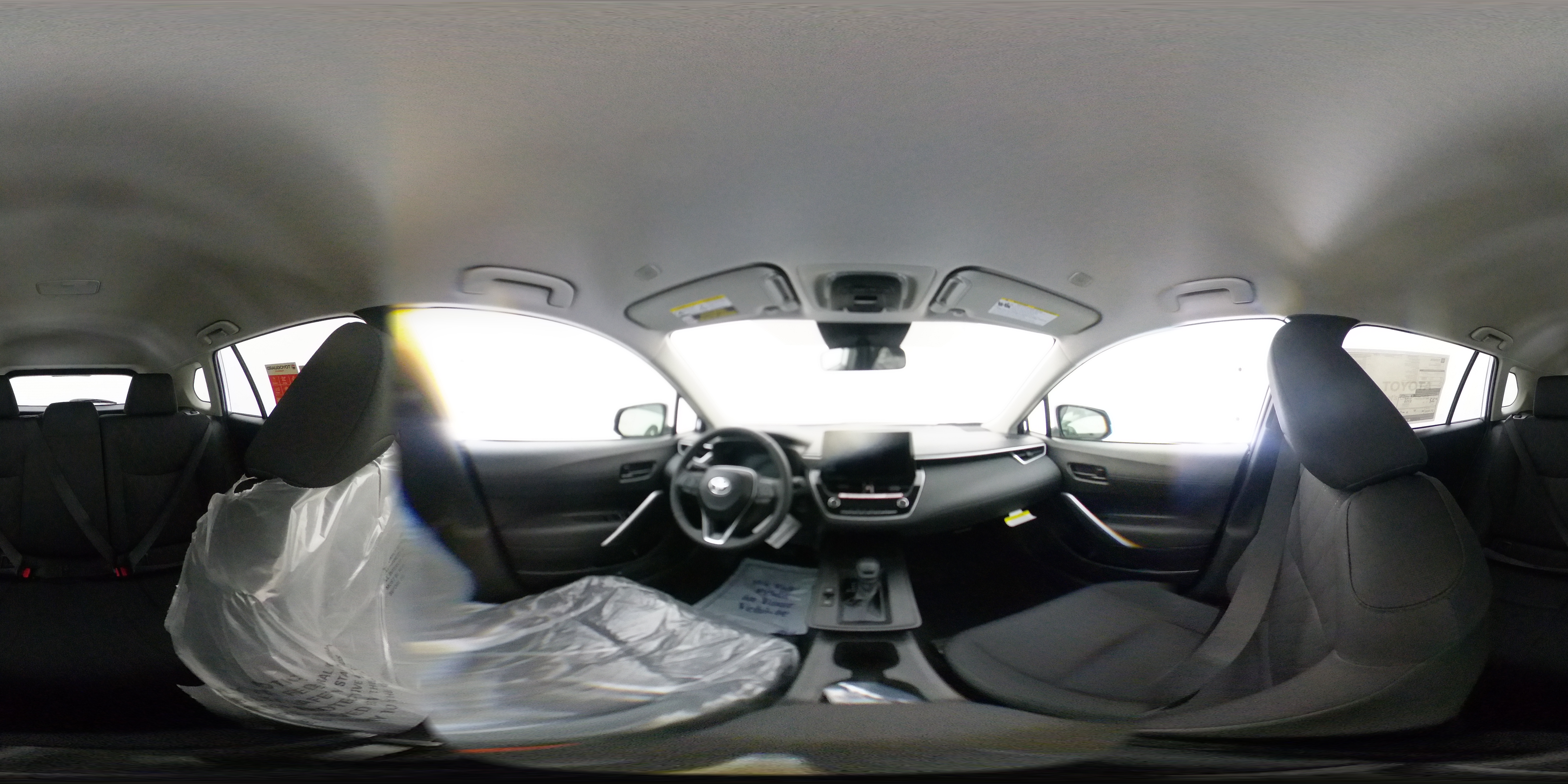 New 2026 Sonic Silver Toyota LE 360 Panorama 1