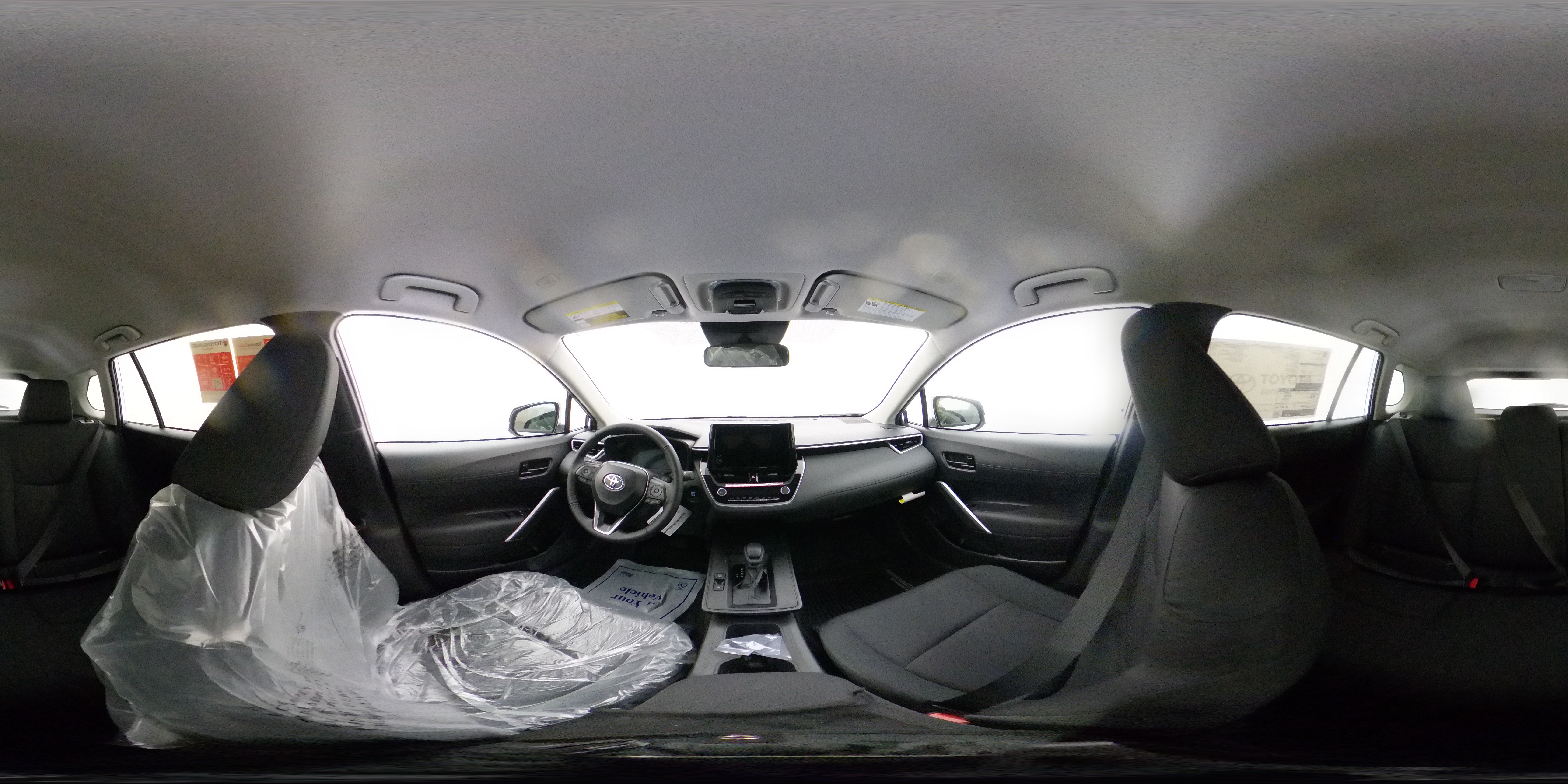 New 2026 Sonic Silver Toyota LE 360 Panorama 1