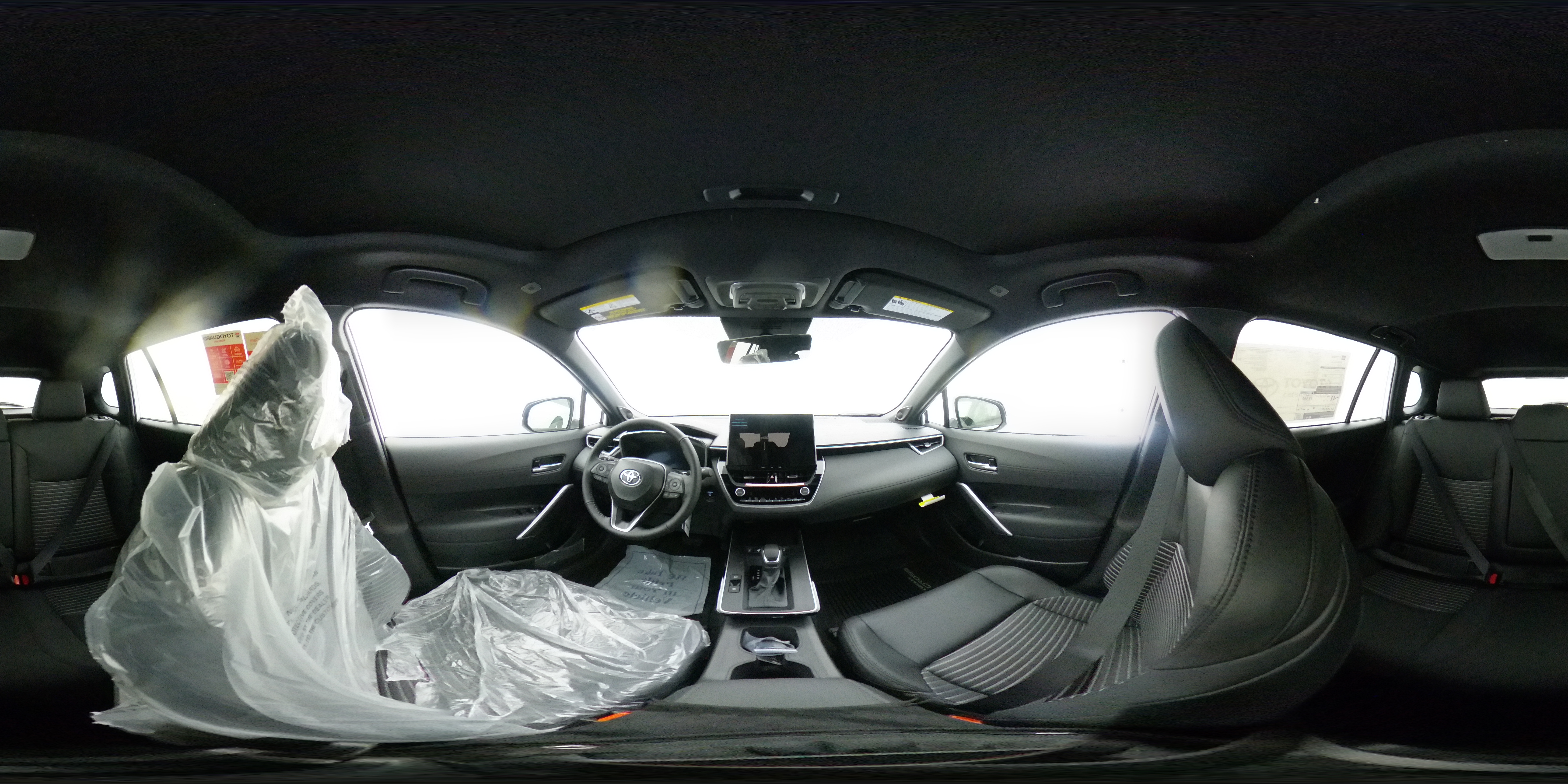 New 2026 Wind Chill Pearl with Jet Black roof Toyota Hybrid XSE 360 Panorama 1