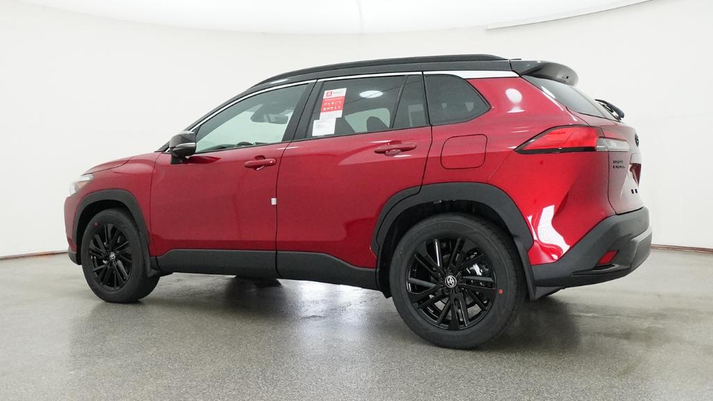 New 2026 Soul Red Crystal  with Jet Black roof Toyota Hybrid XSE image 3