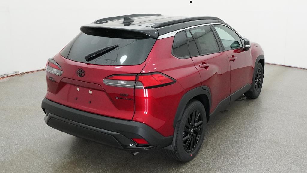 New 2026 Soul Red Crystal  with Jet Black roof Toyota Hybrid XSE image 5
