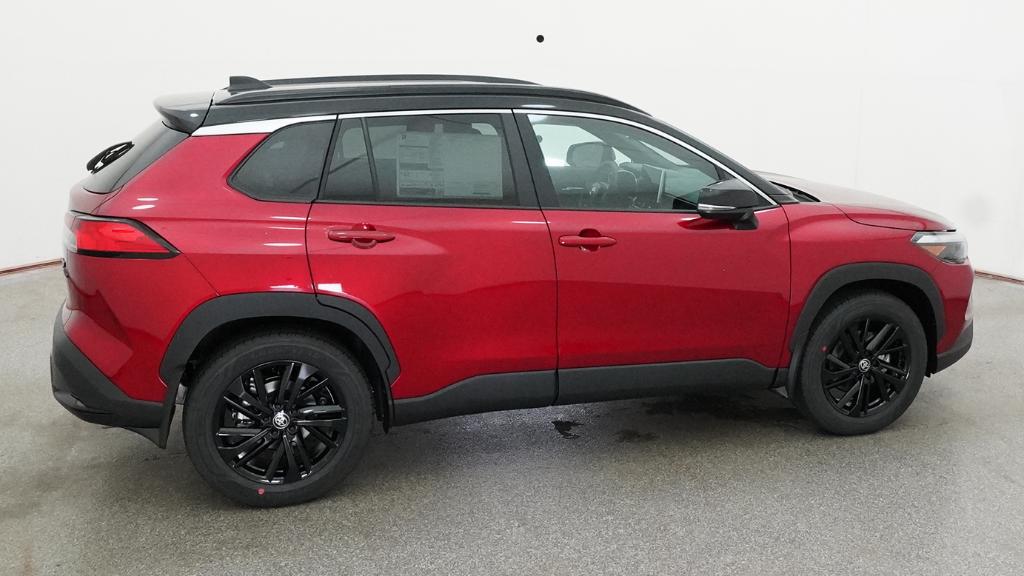 New 2026 Soul Red Crystal  with Jet Black roof Toyota Hybrid XSE image 2
