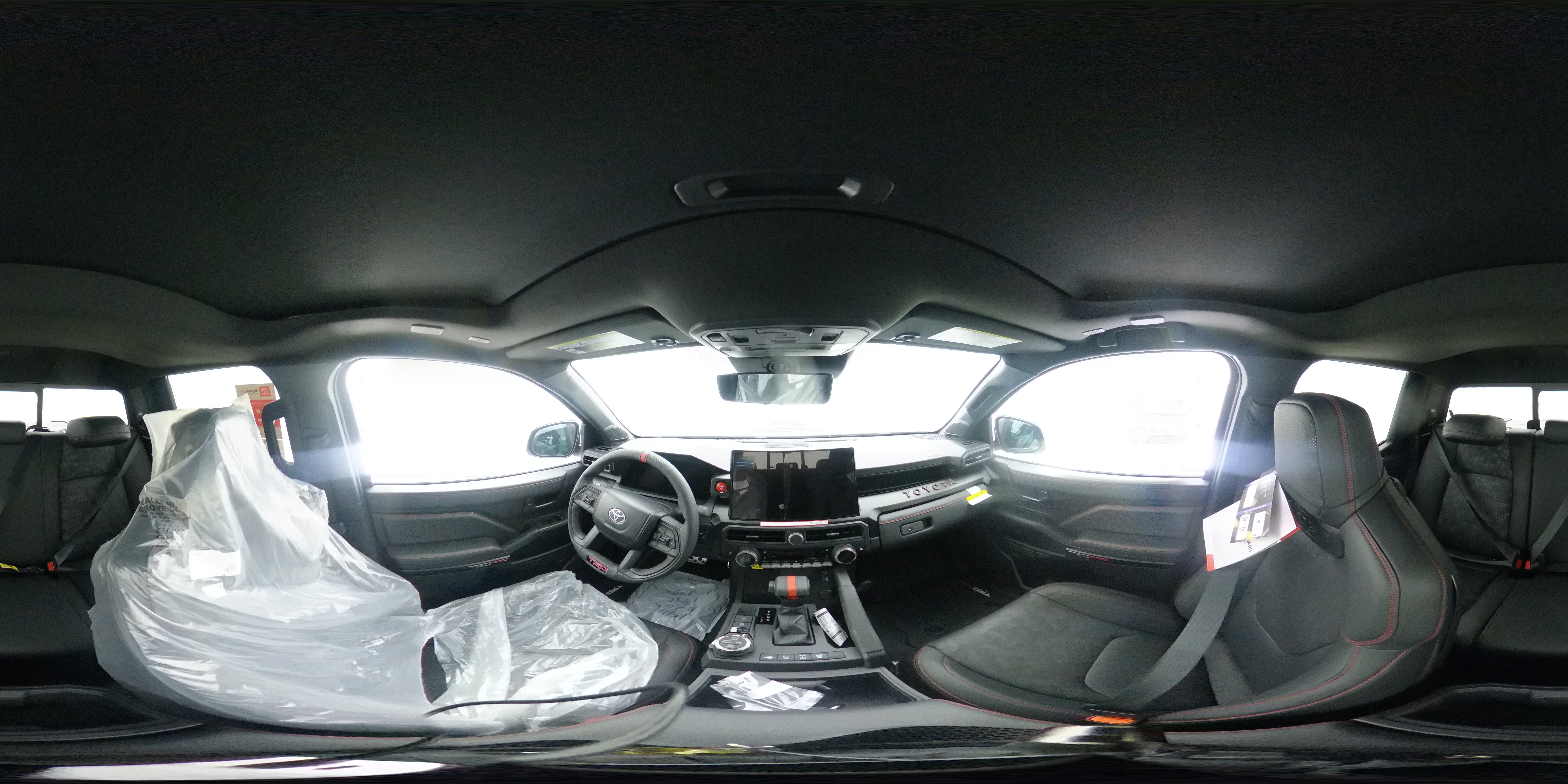 New 2026 Ice Cap with Black roof Toyota TRD Pro 360 Panorama 1